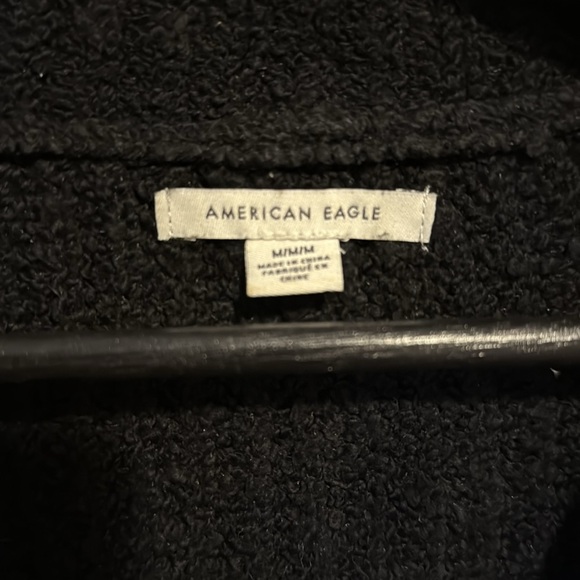 Black Button-Up Cardigan - Picture 2 of 3